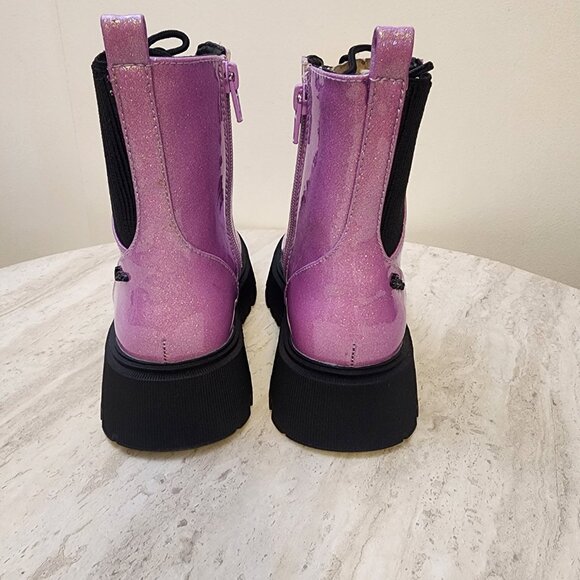 Sugar Little And Big Girls Jazzy Combat Boot - C042 - Picture 3 of 11